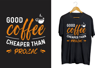 Coffee typography T-Shirt design, Coffee SVG craft design