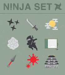 NINJA SET © as_works