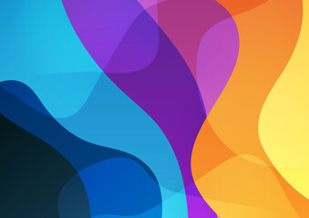 Abstract creative shape colorful design background