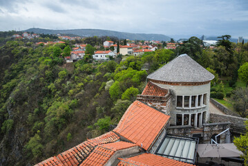 Obraz premium view from trsat castle at Rijeka
