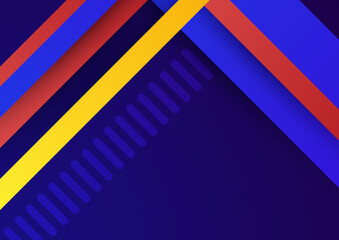 Modern geometric element colorful design background