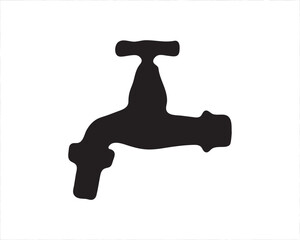 Water tap vector illustration