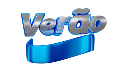 Selo 3d em português para varejo Verão