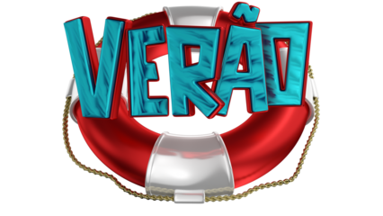 Selo 3d em português para varejo Verão