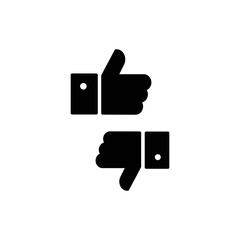 Like Icon Sign Vector Isolated on White Artboard 