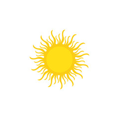 Sun vector illustration icon