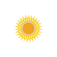 Sun vector illustration icon