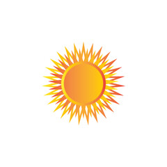 Sun vector illustration icon