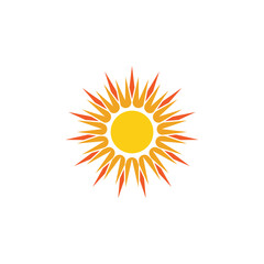 Sun vector illustration icon