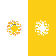 Sun vector illustration icon