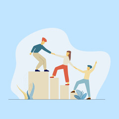 Illustration of teamwork