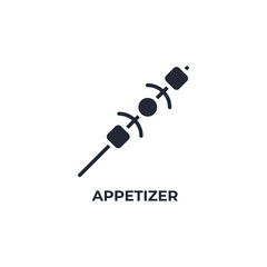 appetizer vector icon. filled flat sign for mobile concept and web design. Symbol, logo illustration. Vector graphics