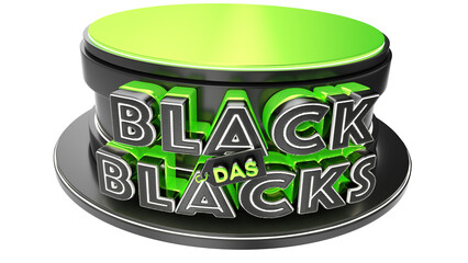 3d stamp for black friday campaign