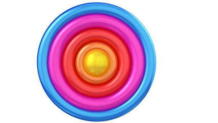 rainbow 3d illustration