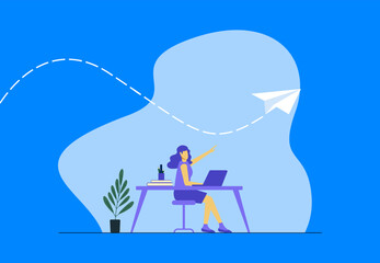 person with laptop