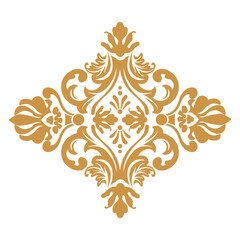 luxury gold floral pattern