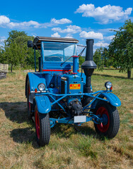 Vintage Lanz Bulldog tractor, Germany, Europe.