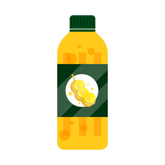 illustration of a bottle of soybean oil.