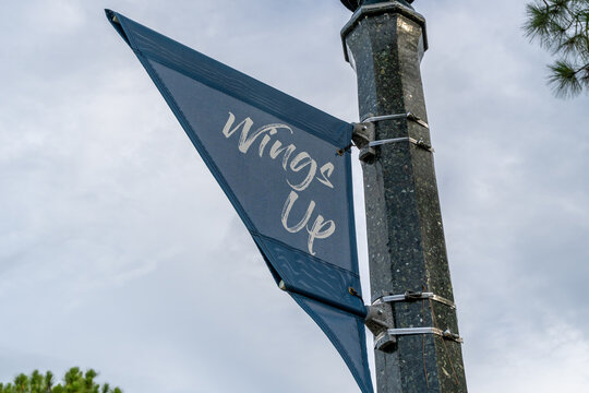 Wings Up Banner At Florida Gulf Coast University