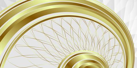 Luxury grey and gold background