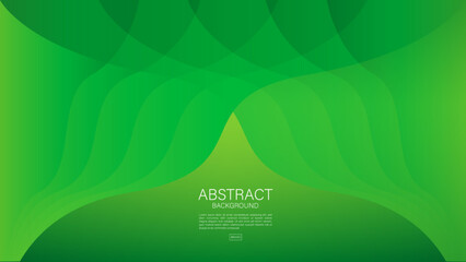 Green wave abstract background, wave pattern, Minimal Texture, web background, Green cover design, flyer template, banner, book cover, wall decoration, wallpaper, Geometric background design