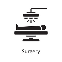 Surgery vector flat solid Design illustration. Miscellaneous Symbol on White background EPS 10 File