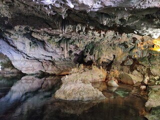 Neptune's Grotto (Grotta di Nettuno), Alghero, travel in Sardinia, Italy. 