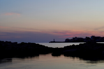 sunset over the sea, Mallorca, Colonia Sant Jordi 