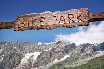 The Matterhorn Valley bike park is the highest in Europe and has slopes with all levels of...