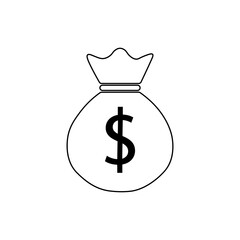 Money Bag flat icon