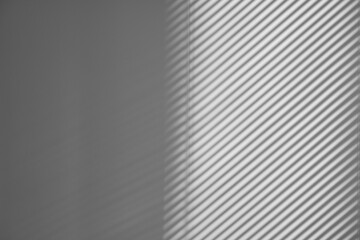Shadow of window blinds abstract idea for intro or background. Shade from the blinds on the wall of the office