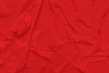 Blank red paper is crumpled texture background. Crumpled paper texture backgrounds for various purposes