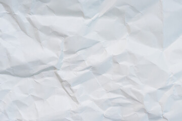 white crumpled paper