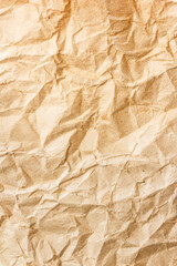 old brown crumpled paper