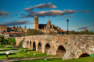 Fototapeta na wymiar City of Salamanca, autonomous community of Castilla y Leon. Spain