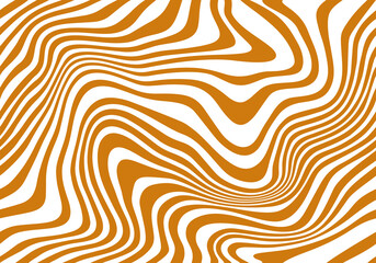 Vector Seamless Pattern with Flowing Salted Caramel. Abstract Sweet Texture. Creative Illustration of Food for Packaging Design and Advertisement