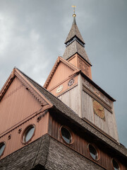 Fototapeta na wymiar Gustav Adolf Stave Church in Harz, Germany.