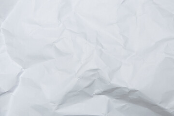 White crumpled paper texture background. White wrinkled paper texture background. White crease fabric texture background. White wrinkled fabric texture background.