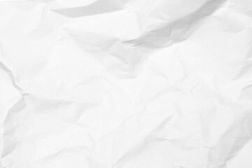 White crumpled paper texture background. White wrinkled paper texture background. White crease fabric texture background. White wrinkled fabric texture background.