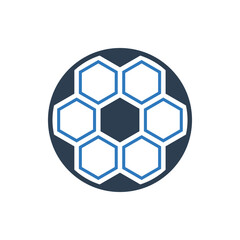 Fototapeta premium Football Icon Sign Symbol Vector