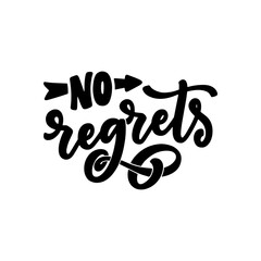 Hand drawn motivation lettering phrase in modern calligraphy style. Inspiration slogan for print and poster design. Vector