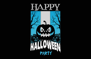 Halloween party T- Shirt Design