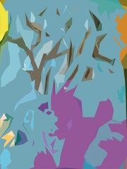 GEOMETRICAL ART ABSTRACTS FOR THE BACKGROUND