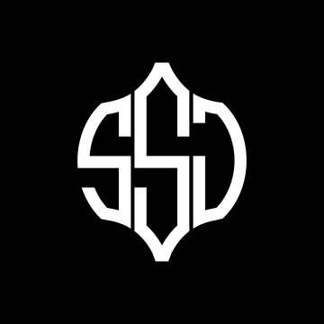 SSJ letter logo. SSJ best black background vector image. SSJ Monogram logo design for entrepreneur and business.