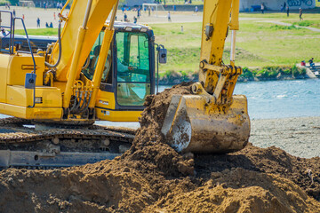 ショベルカー（大型重機）のイメージ © kanzilyou