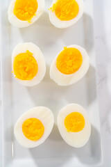 Hard boiled eggs