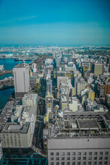 Obraz premium 横浜みなとみらい（タワー横浜北仲から）