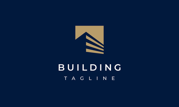 Building Real Estate - Commercial Property Apartment Architecture Logo