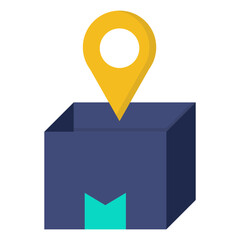 Ship order flat icon