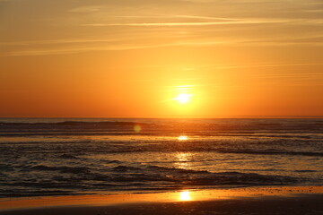 Fototapeta premium sunset on the beach